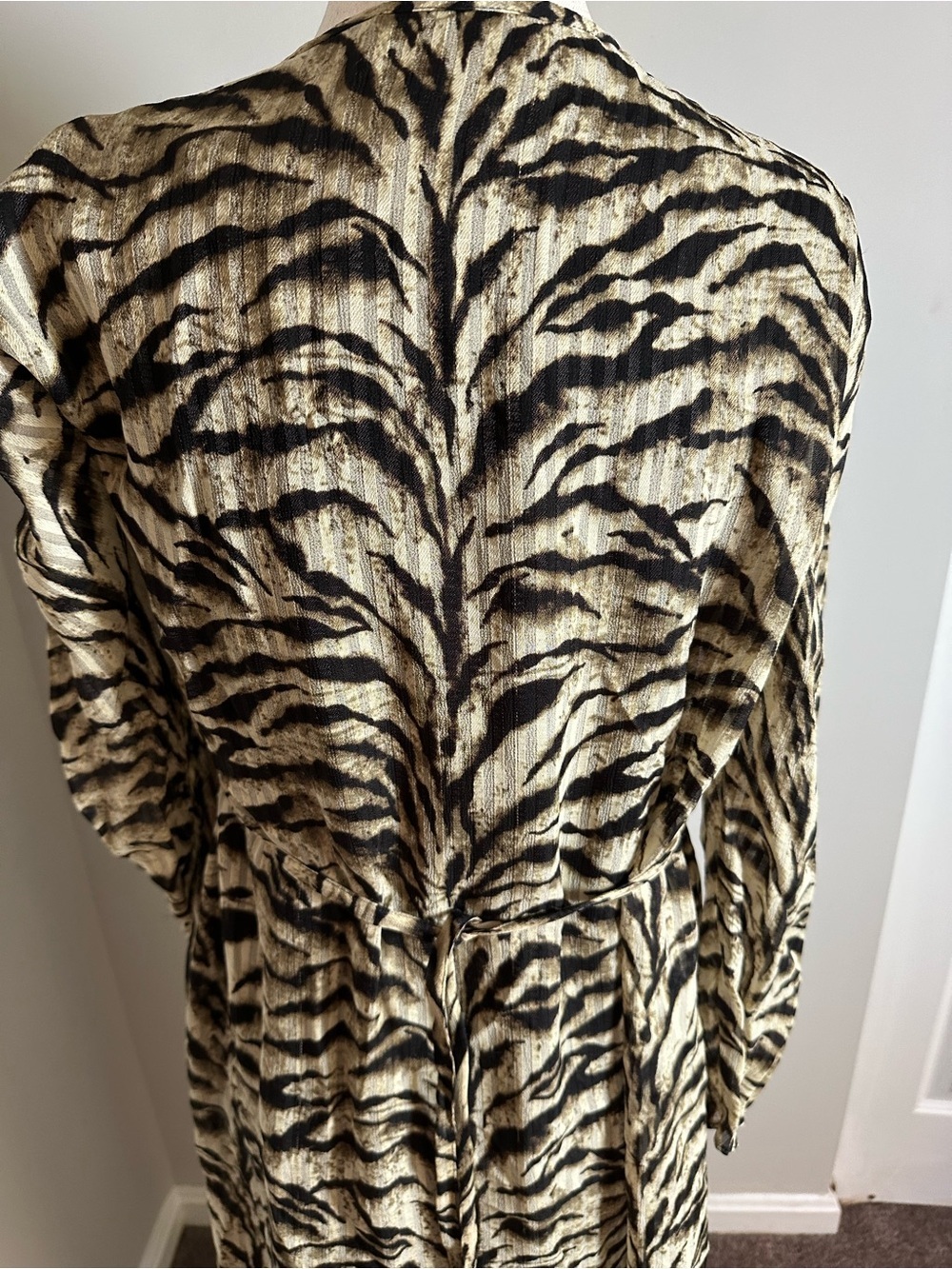 ba&sh Imany Zebra Print Midi Dress - Picture 7 of 10